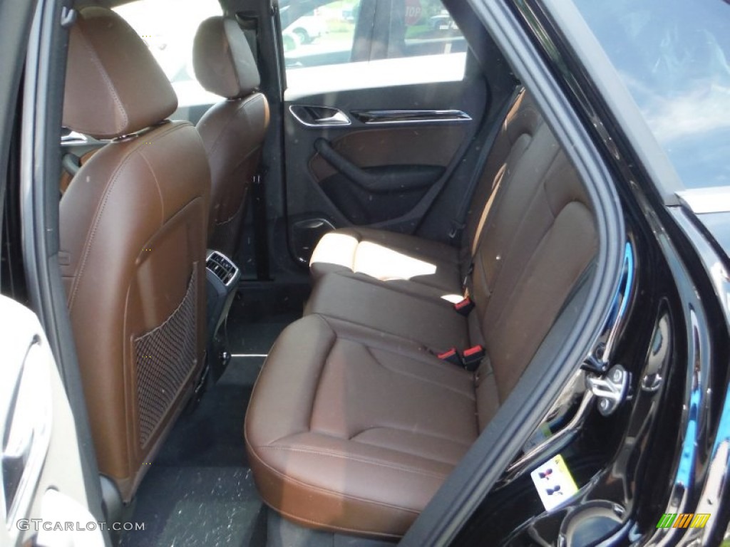 Chestnut Brown Interior 2016 Audi Q3 2.0 TSFI Prestige quattro Photo #105622187