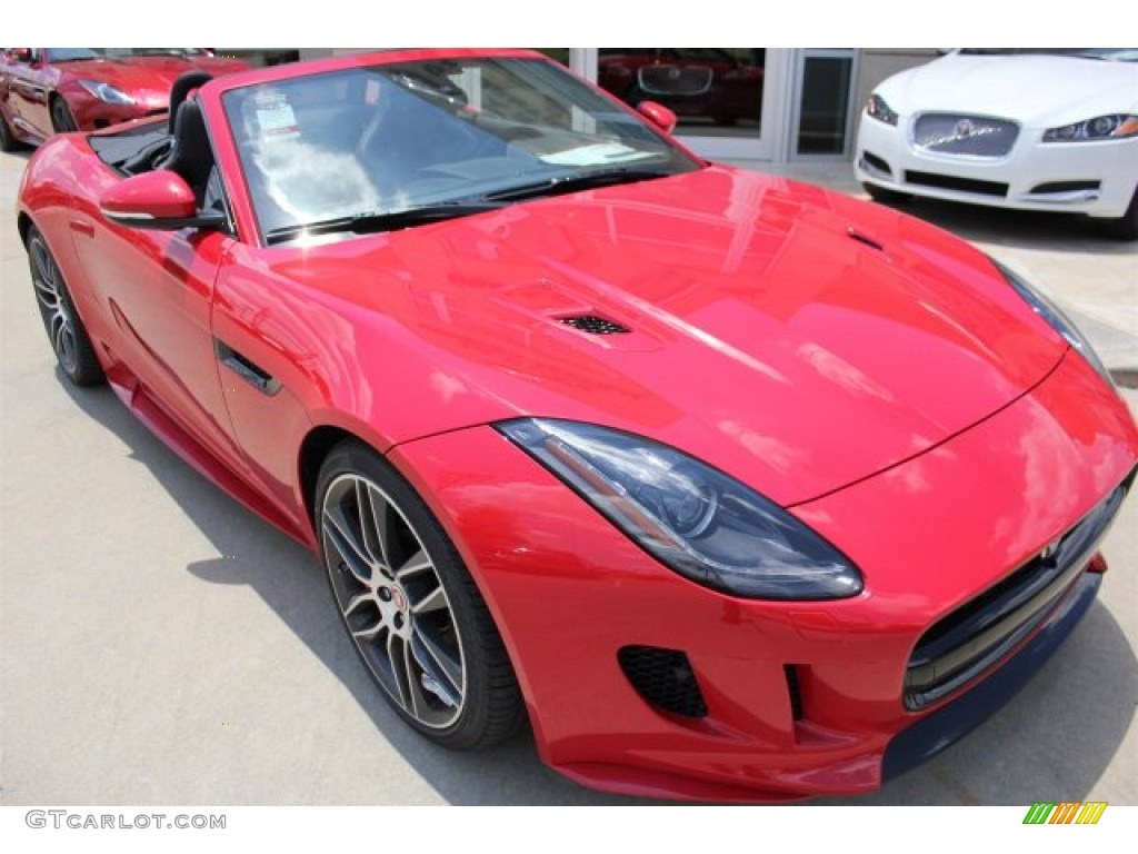 2016 F-TYPE R Convertible - Salsa Red / Jet photo #2