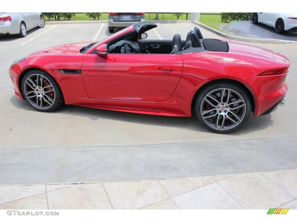 2016 F-TYPE R Convertible - Salsa Red / Jet photo #6