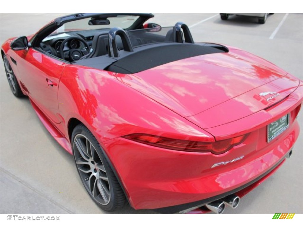 2016 F-TYPE R Convertible - Salsa Red / Jet photo #7
