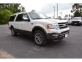 White Platinum Metallic Tri-Coat 2015 Ford Expedition EL King Ranch 4x4 Exterior