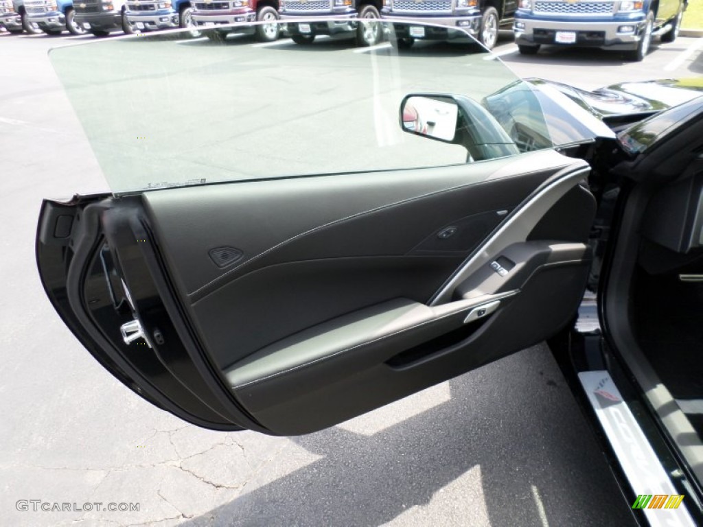 2016 Chevrolet Corvette Z06 Coupe Jet Black Door Panel Photo #105622647