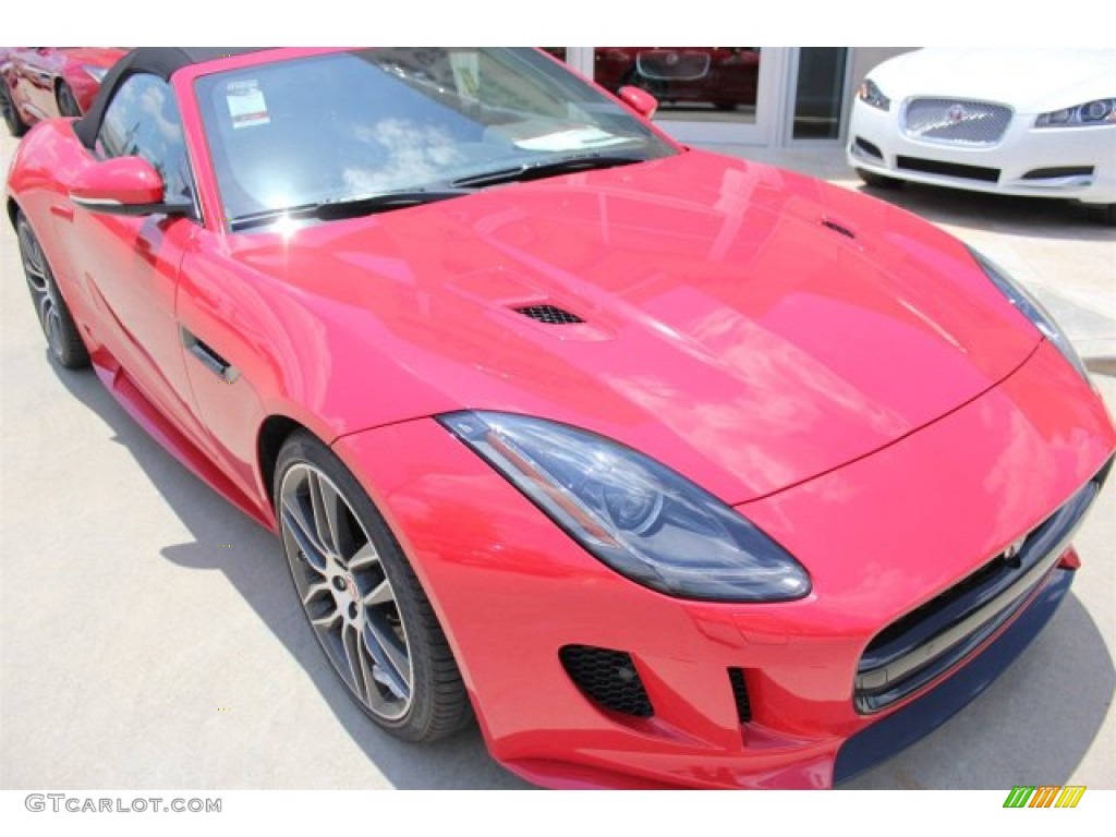 2016 F-TYPE R Convertible - Salsa Red / Jet photo #11
