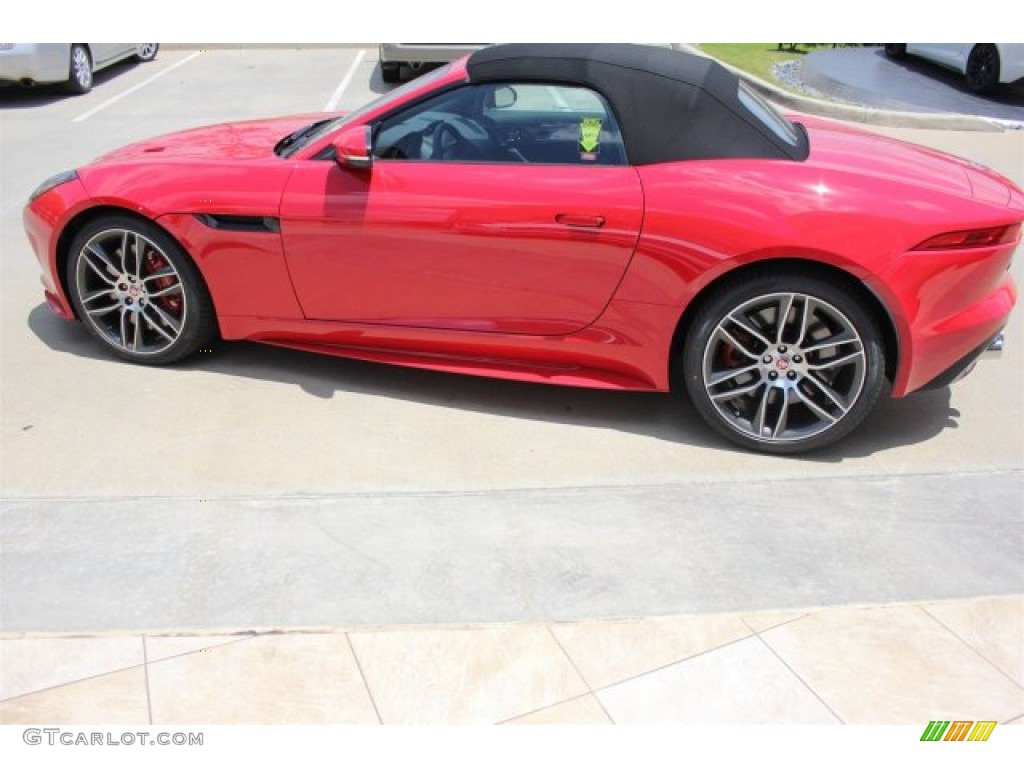 2016 F-TYPE R Convertible - Salsa Red / Jet photo #14