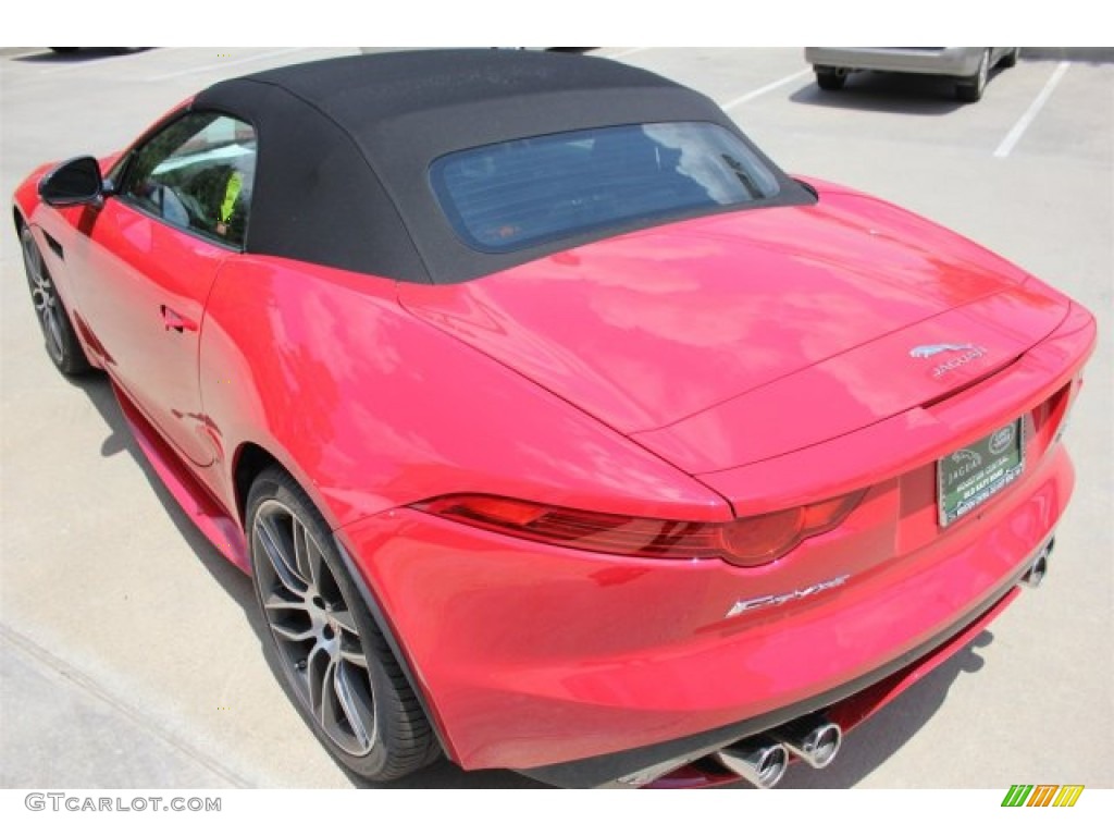 2016 F-TYPE R Convertible - Salsa Red / Jet photo #15