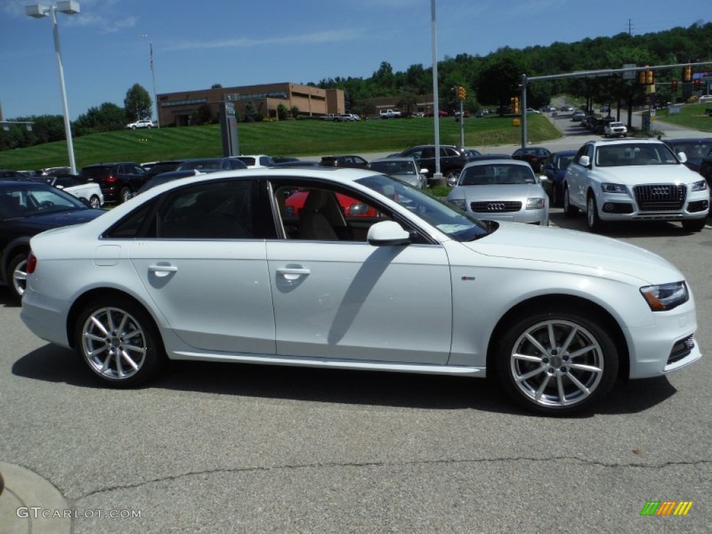 Glacier White Metallic 2016 Audi A4 2.0T Premium Plus quattro Exterior Photo #105622744