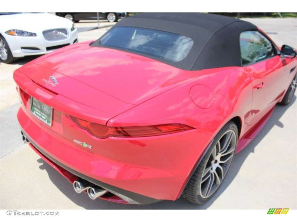 2016 F-TYPE R Convertible - Salsa Red / Jet photo #16