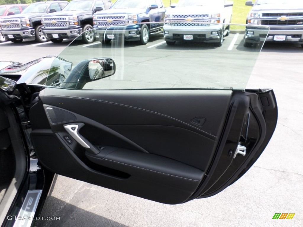 2016 Chevrolet Corvette Z06 Coupe Jet Black Door Panel Photo #105622869