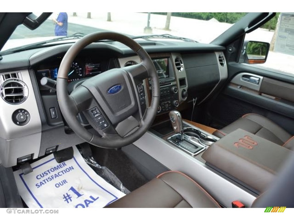 2015 Expedition EL King Ranch 4x4 - White Platinum Metallic Tri-Coat / King Ranch Mesa Brown photo #30