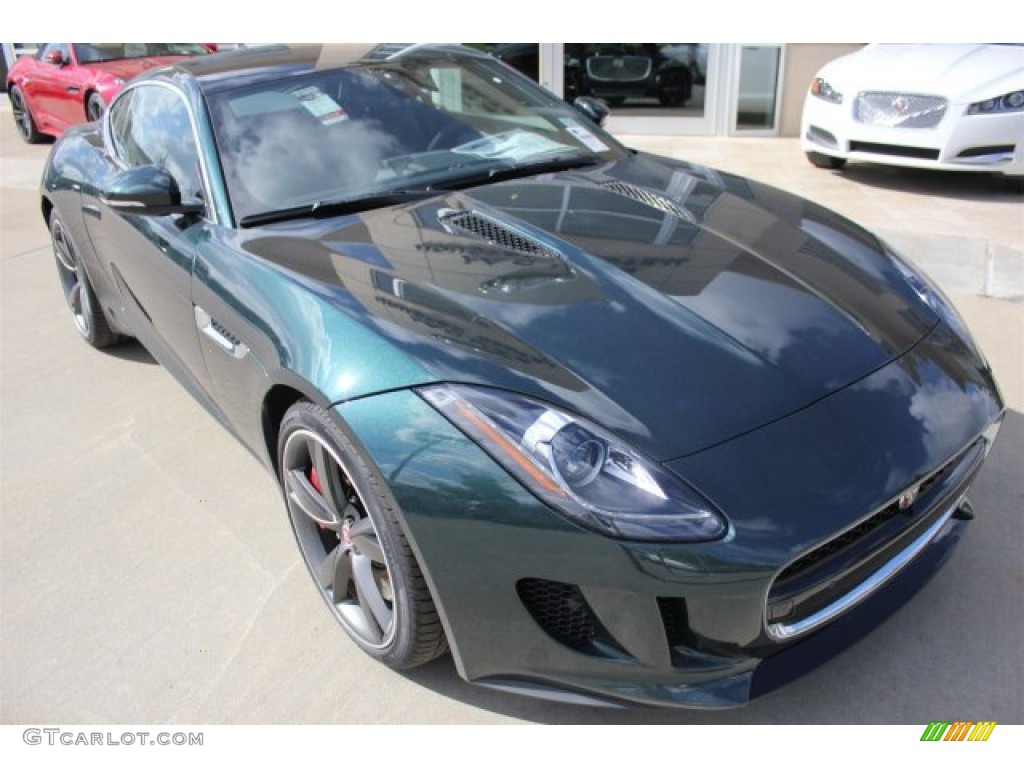 British Racing Green Metallic 2016 Jaguar F-TYPE S Coupe Exterior Photo #105623197