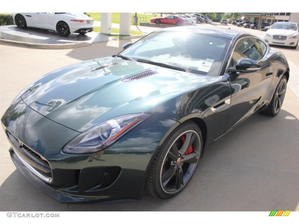 2016 F-TYPE S Coupe - British Racing Green Metallic / Jet photo #4