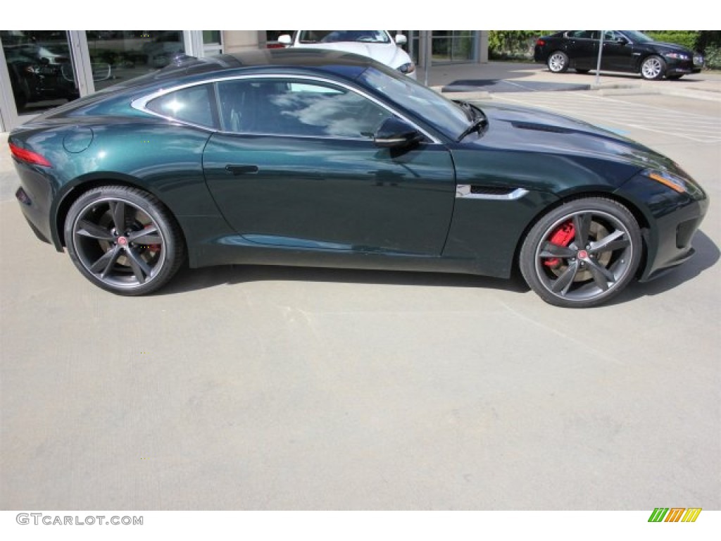 British Racing Green Metallic 2016 Jaguar F-TYPE S Coupe Exterior Photo #105623362