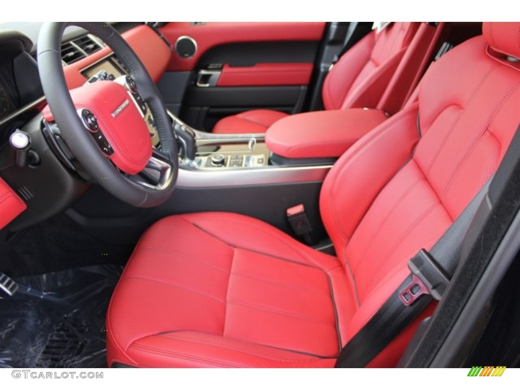 2015 Range Rover Sport Supercharged - Santorini Black / Ebony/Pimento photo #14