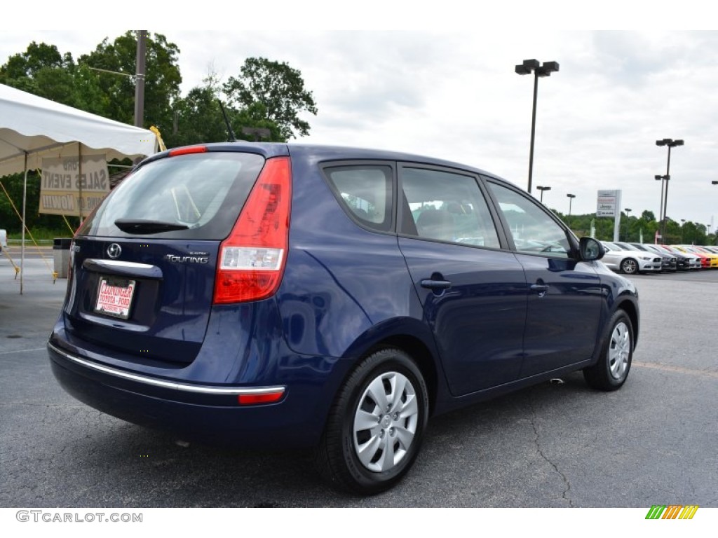 2011 Elantra Touring GLS - Vivid Blue / Beige photo #3