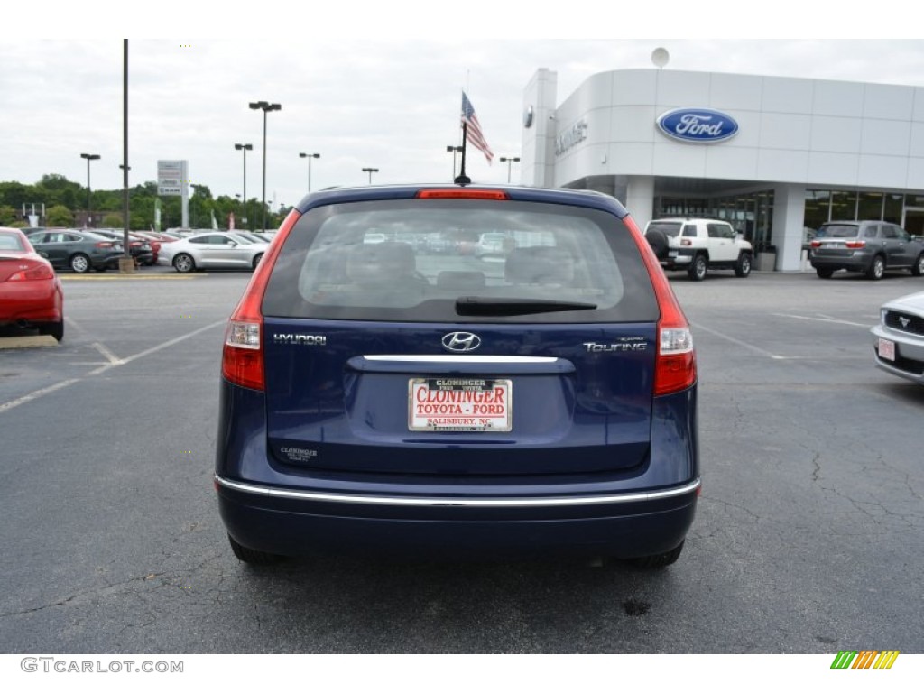 2011 Elantra Touring GLS - Vivid Blue / Beige photo #4