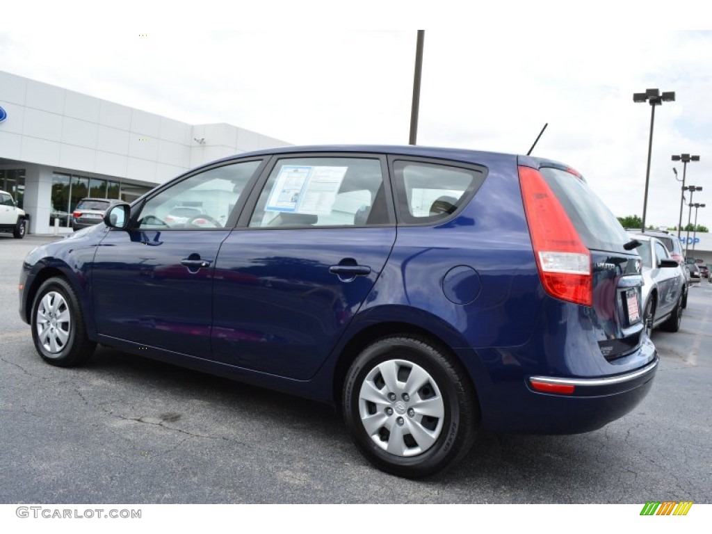 2011 Elantra Touring GLS - Vivid Blue / Beige photo #5