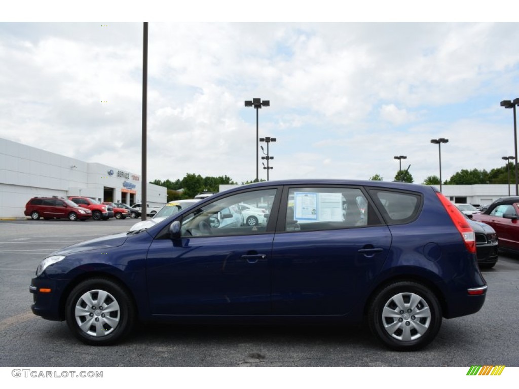 2011 Elantra Touring GLS - Vivid Blue / Beige photo #6