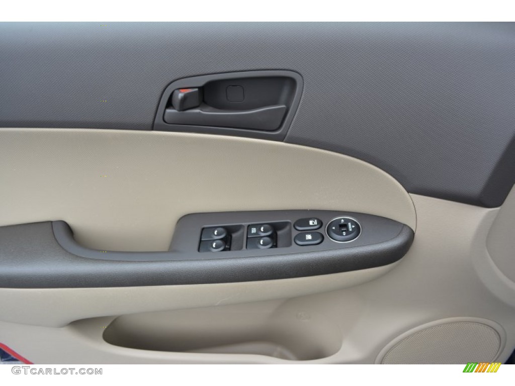 2011 Elantra Touring GLS - Vivid Blue / Beige photo #9