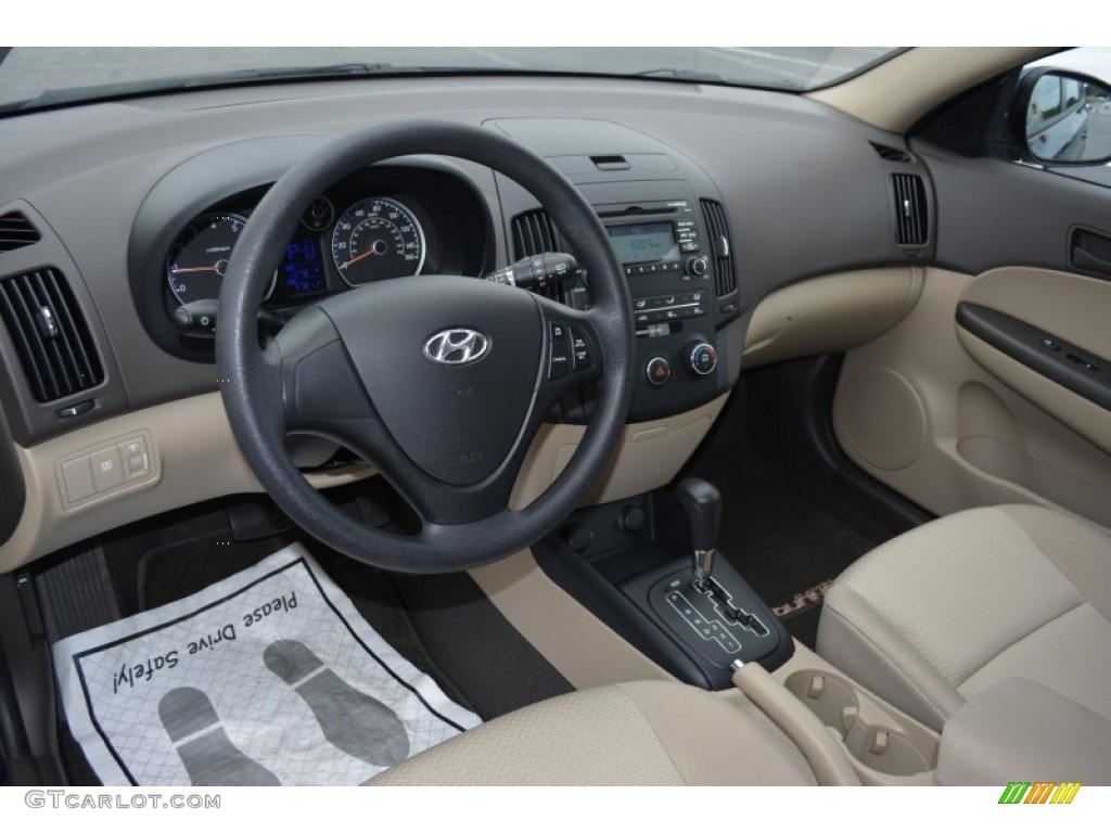 2011 Elantra Touring GLS - Vivid Blue / Beige photo #11