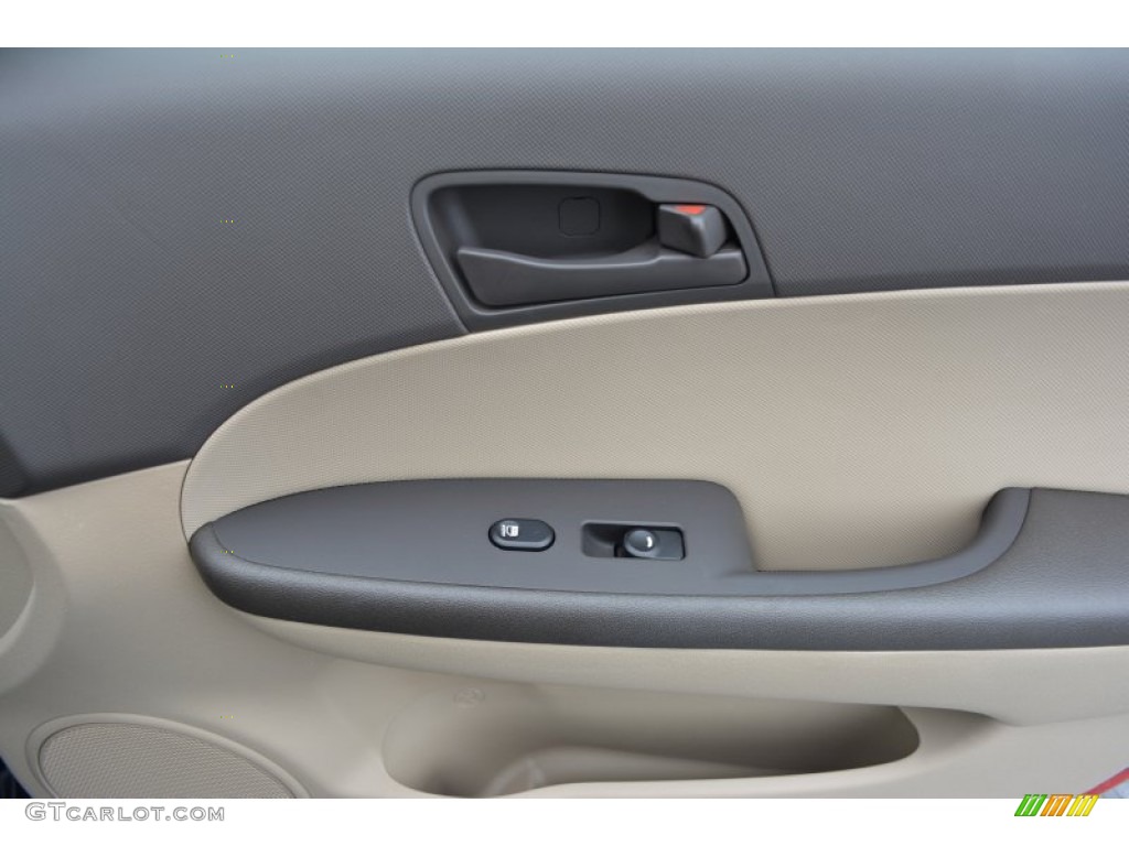2011 Elantra Touring GLS - Vivid Blue / Beige photo #16