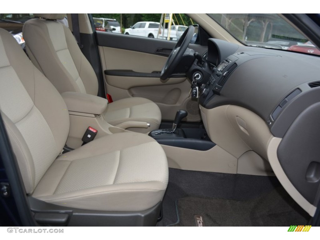 2011 Elantra Touring GLS - Vivid Blue / Beige photo #17