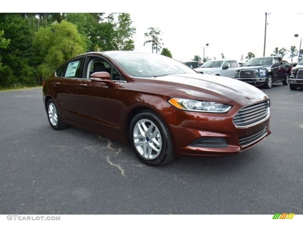 2016 Fusion SE - Bronze Fire Metallic / Charcoal Black photo #3