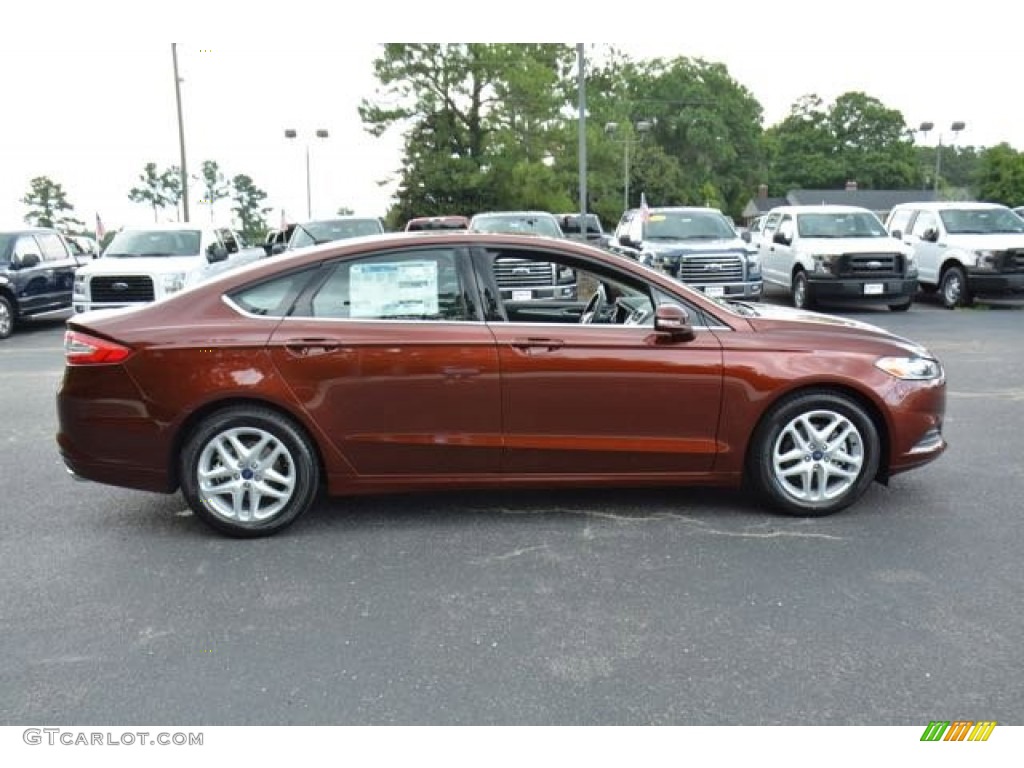 2016 Fusion SE - Bronze Fire Metallic / Charcoal Black photo #4