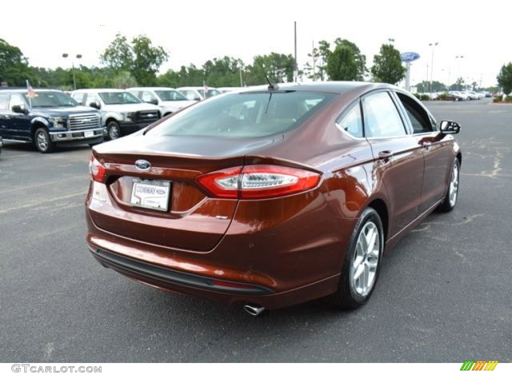 2016 Fusion SE - Bronze Fire Metallic / Charcoal Black photo #5