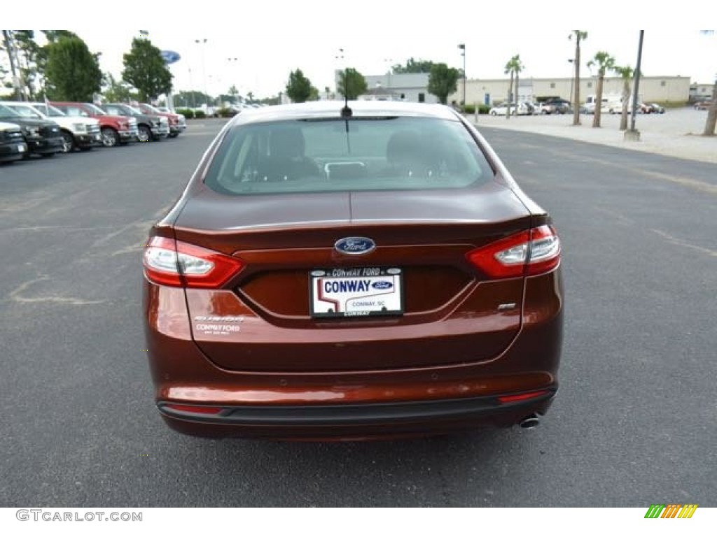 2016 Fusion SE - Bronze Fire Metallic / Charcoal Black photo #6