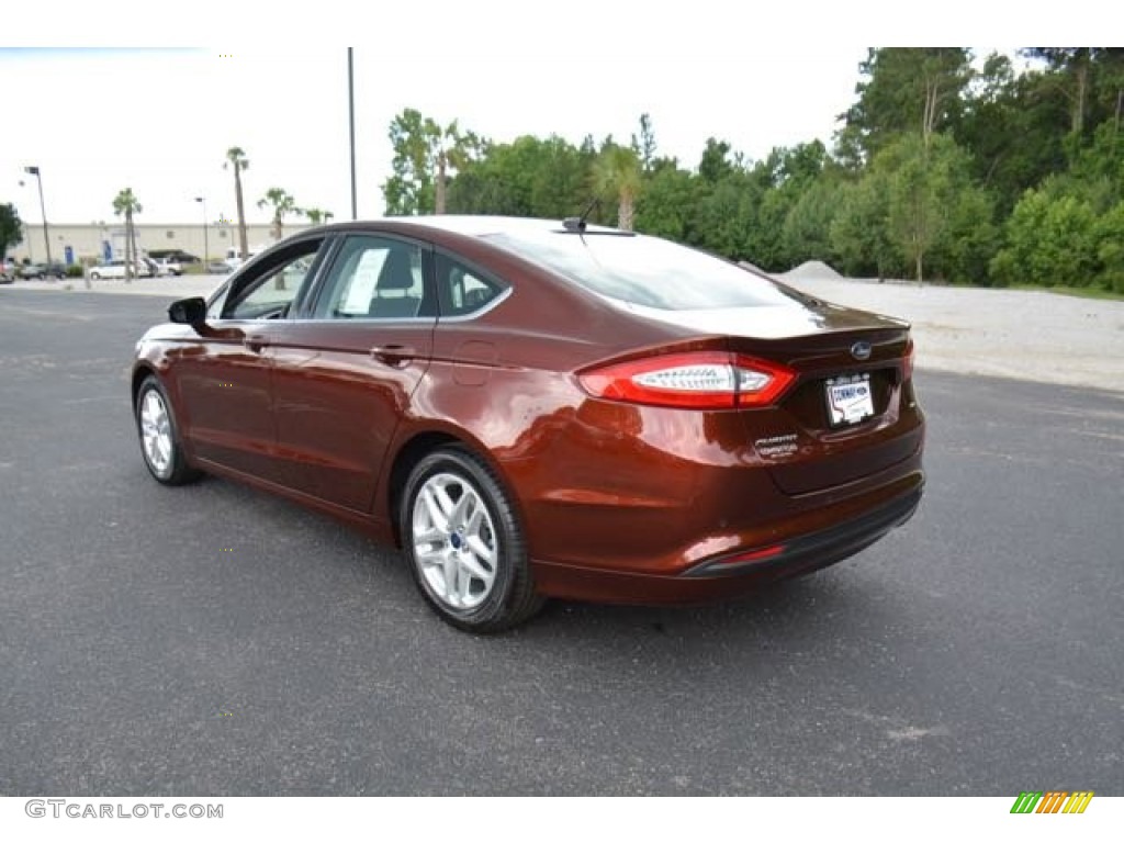 2016 Fusion SE - Bronze Fire Metallic / Charcoal Black photo #7