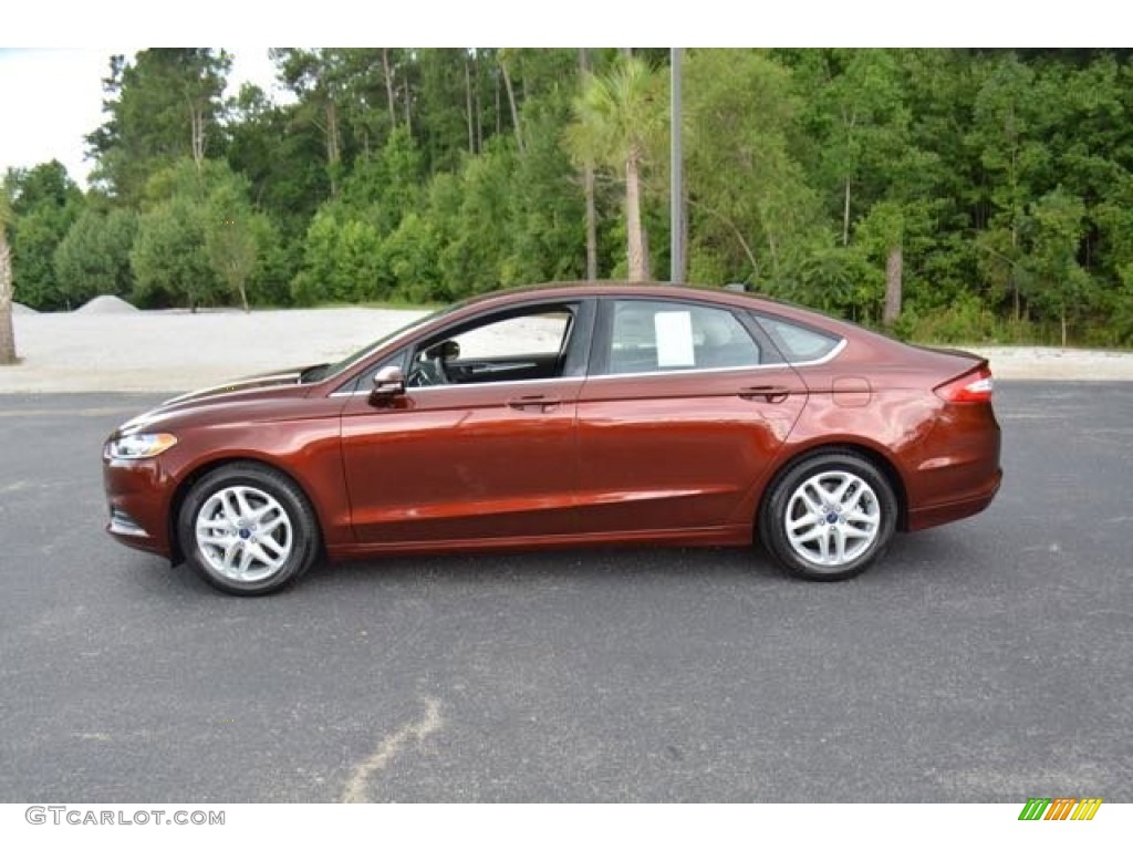 2016 Fusion SE - Bronze Fire Metallic / Charcoal Black photo #8