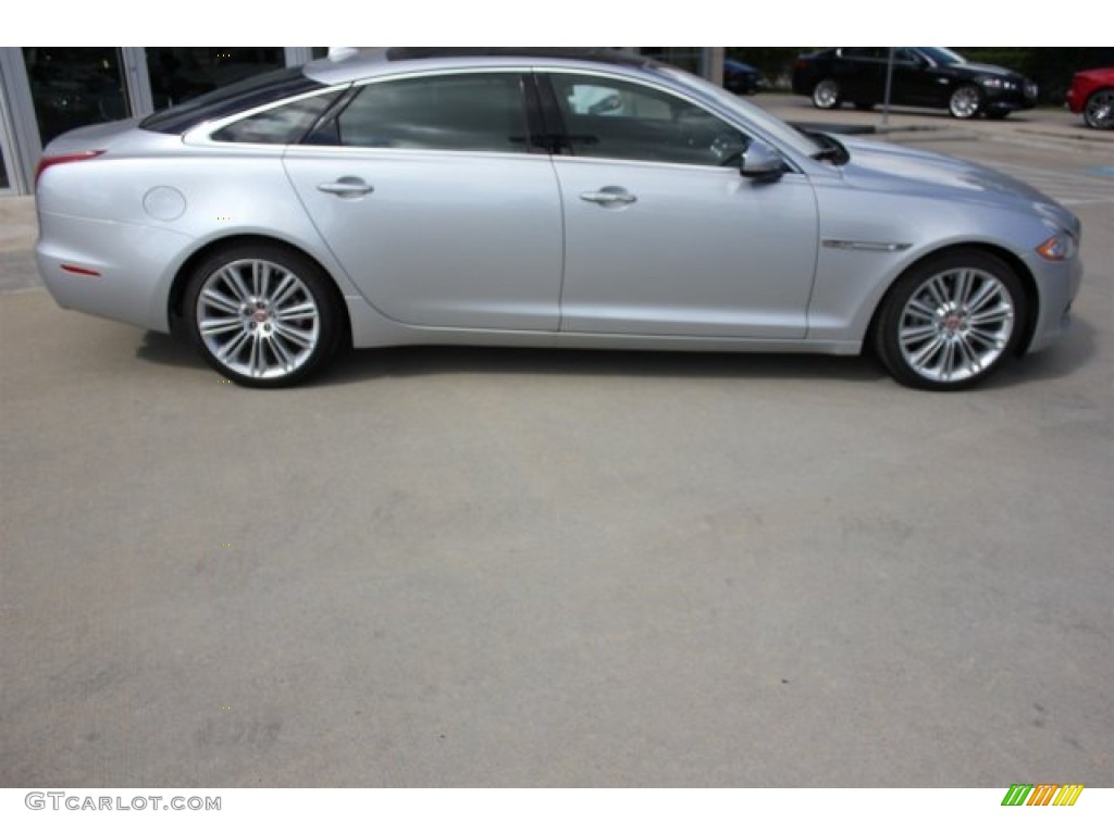 2015 XJ XJL Portfolio - Rhodium Silver Metallic / Jet/Jet photo #10