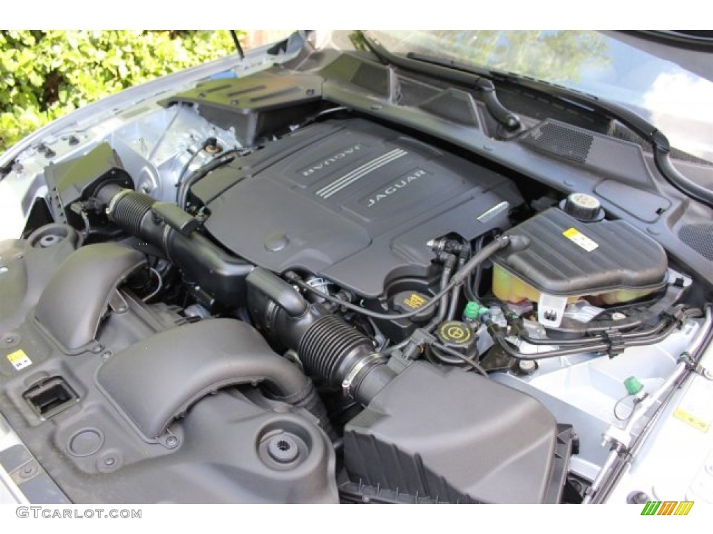 2015 XJ XJL Portfolio - Rhodium Silver Metallic / Jet/Jet photo #45