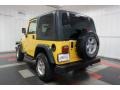 2000 Solar Yellow Jeep Wrangler Sport 4x4  photo #10