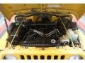 2000 Solar Yellow Jeep Wrangler Sport 4x4  photo #28