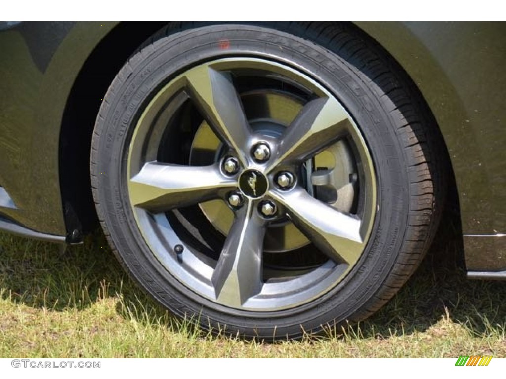 2015 Mustang V6 Coupe - Magnetic Metallic / Ebony photo #9