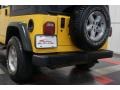 2000 Solar Yellow Jeep Wrangler Sport 4x4  photo #44