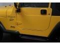 2000 Solar Yellow Jeep Wrangler Sport 4x4  photo #49