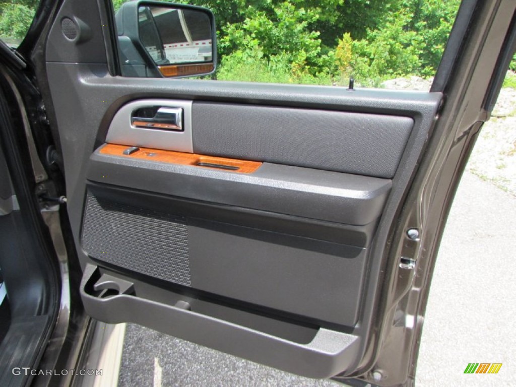 2008 Expedition Eddie Bauer 4x4 - Stone Green Metallic / Charcoal Black/Camel photo #25