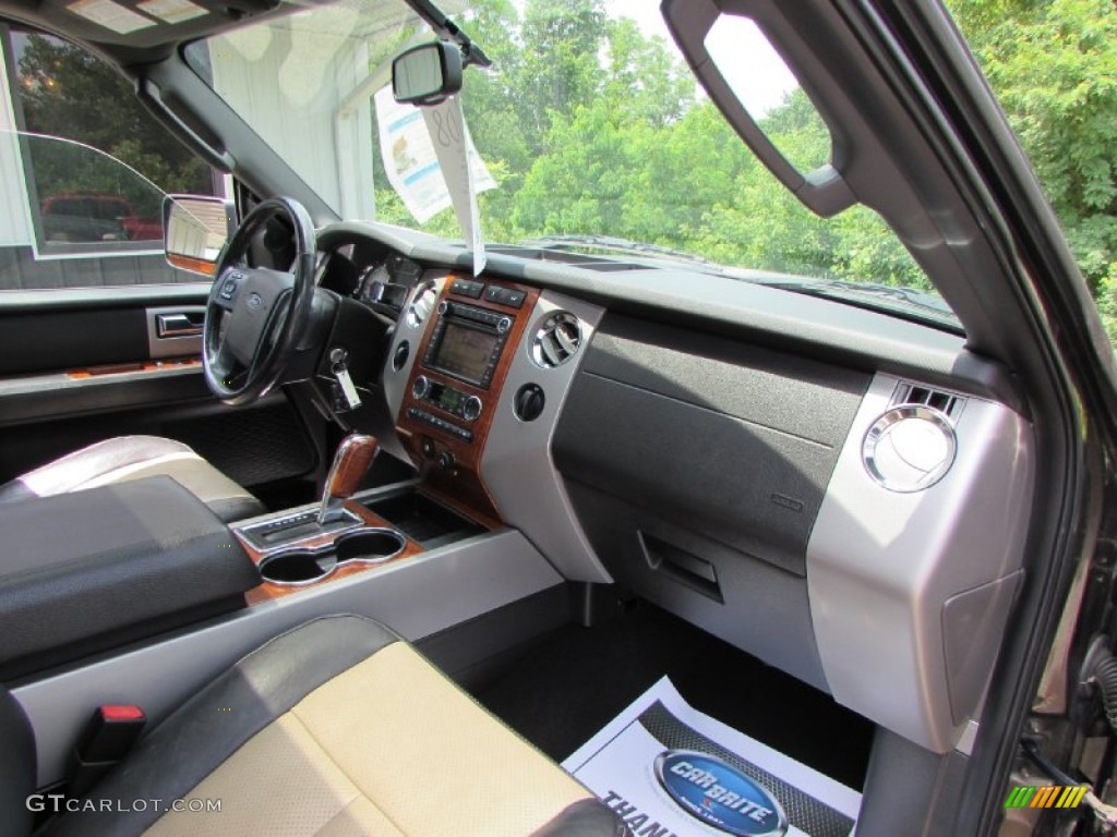 2008 Expedition Eddie Bauer 4x4 - Stone Green Metallic / Charcoal Black/Camel photo #29