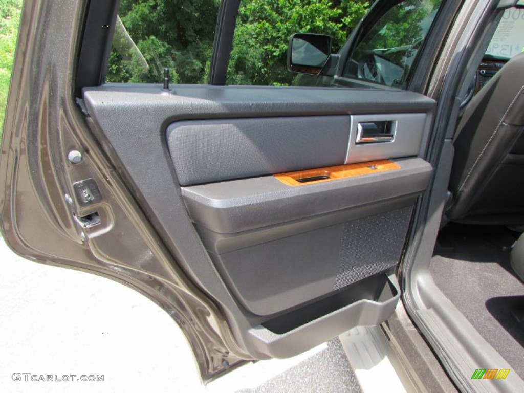 2008 Expedition Eddie Bauer 4x4 - Stone Green Metallic / Charcoal Black/Camel photo #30