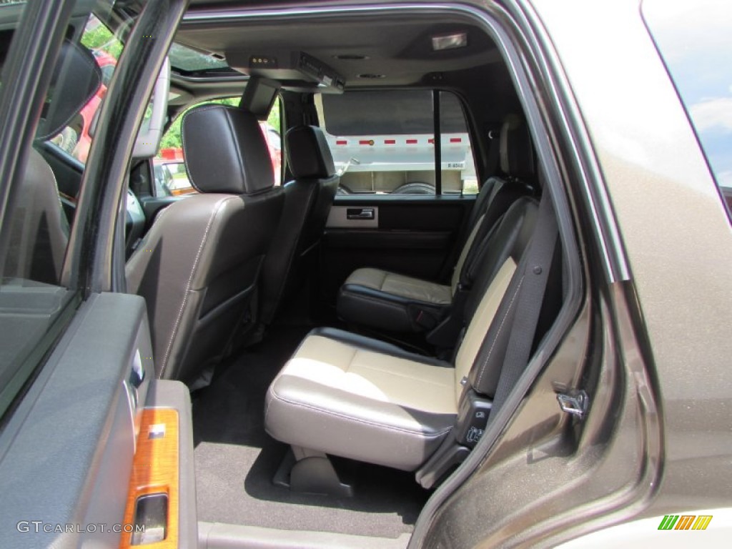 2008 Expedition Eddie Bauer 4x4 - Stone Green Metallic / Charcoal Black/Camel photo #31
