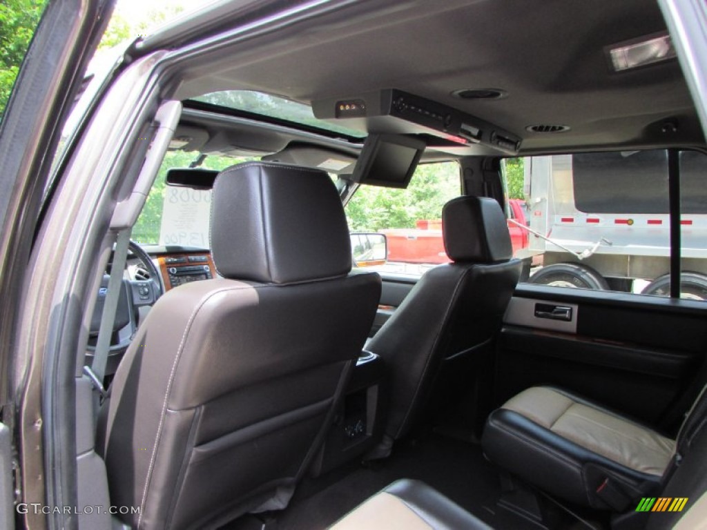 2008 Expedition Eddie Bauer 4x4 - Stone Green Metallic / Charcoal Black/Camel photo #33