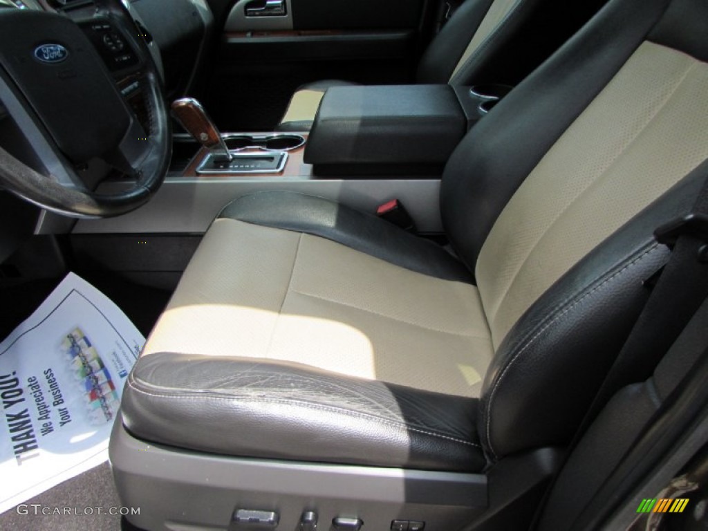 2008 Expedition Eddie Bauer 4x4 - Stone Green Metallic / Charcoal Black/Camel photo #37