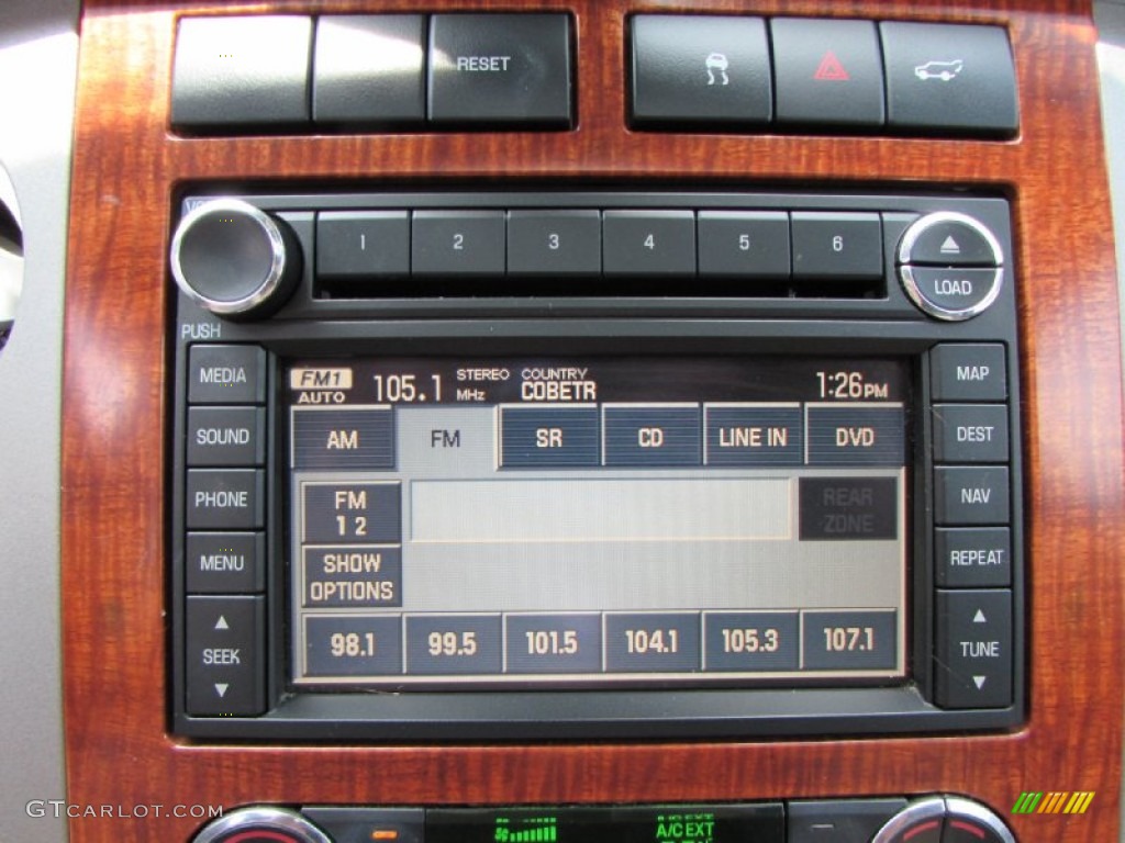2008 Expedition Eddie Bauer 4x4 - Stone Green Metallic / Charcoal Black/Camel photo #41
