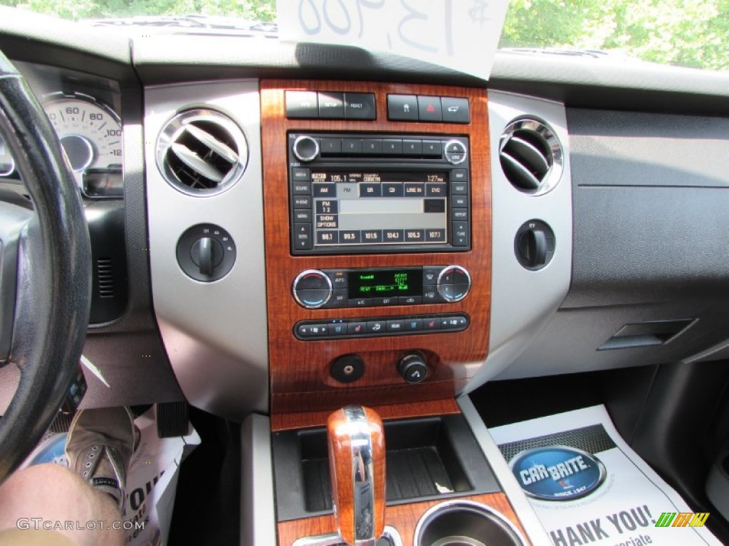 2008 Expedition Eddie Bauer 4x4 - Stone Green Metallic / Charcoal Black/Camel photo #45