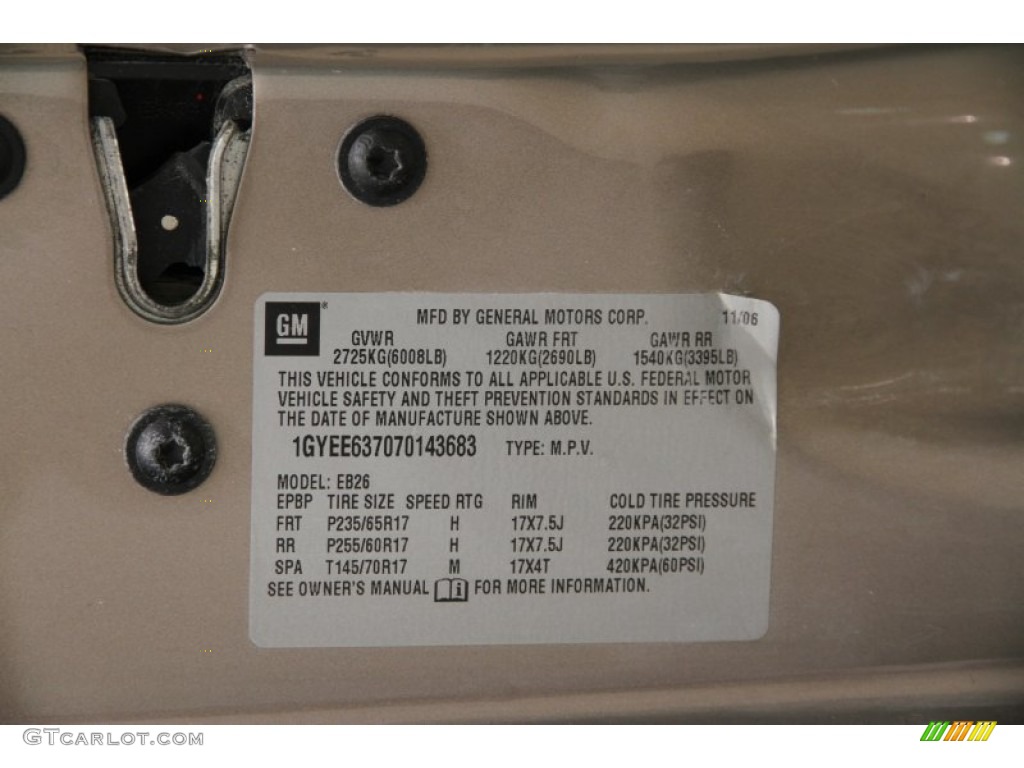 2007 SRX V6 - Radiant Bronze / Cashmere photo #19