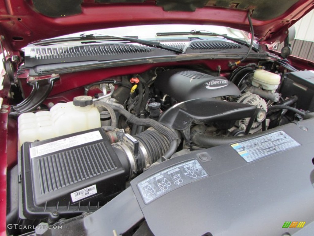 2005 Silverado 1500 Z71 Crew Cab 4x4 - Sport Red Metallic / Medium Gray photo #37
