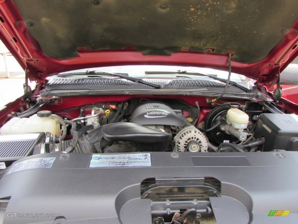 2005 Silverado 1500 Z71 Crew Cab 4x4 - Sport Red Metallic / Medium Gray photo #38