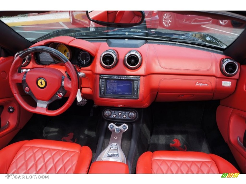 2010 Ferrari California Standard California Model Rosso Dashboard Photo #105628186